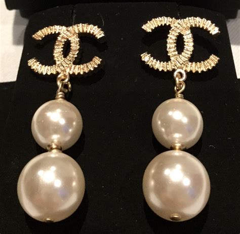 coco chanel dangle earrings|coco chanel earrings for sale.